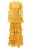 Clara Tiered Ruffle Midi Dress