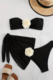 Annelise Bikini Set With Mesh Cover Up Skirt