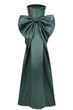 Elena Satin Strapless Two Way Dress