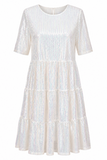 My Queen Sequin Tiered Mini Dress