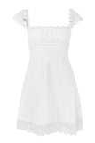 Lace A-Line Mini Dress