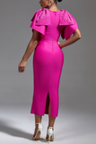 Madeline Knitted Embellished Midi Dress