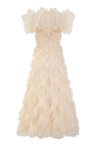 Maxine Floral Embroidery Sleeveless Maxi Dress