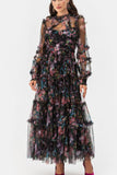 Serena Ruffle Maxi Dress