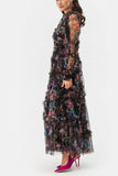 Serena Ruffle Maxi Dress