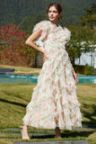 Maxine Floral Embroidery Sleeveless Maxi Dress