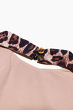 Jacqueline Backless Cheetah Print Dress