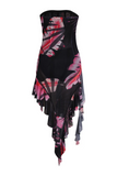 Serena Tropical Leaf Dress