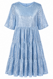 My Queen Sequin Tiered Mini Dress