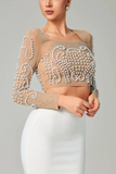 Natalia Pearl Mesh Bandage Set