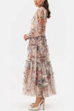 Serena Ruffle Maxi Dress
