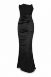 Strapless Corset Satin Mermaid Gown