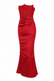 Strapless Corset Satin Mermaid Gown