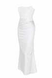 Strapless Corset Satin Mermaid Gown