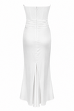 Strapless Corset Satin Mermaid Gown