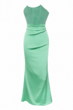 Strapless Corset Satin Mermaid Gown