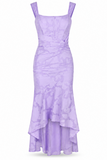 Floral Textured Corset Mermaid Gown