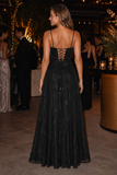 Butterfly Applique Maxi Slip Dress