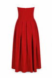Lady Strapless Midi Dress