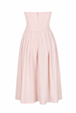 Lady Strapless Midi Dress