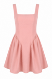 Bow-Backless A-Line Mini Dress