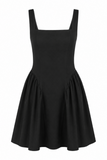Bow-Backless A-Line Mini Dress