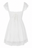 Lace A-Line Mini Dress