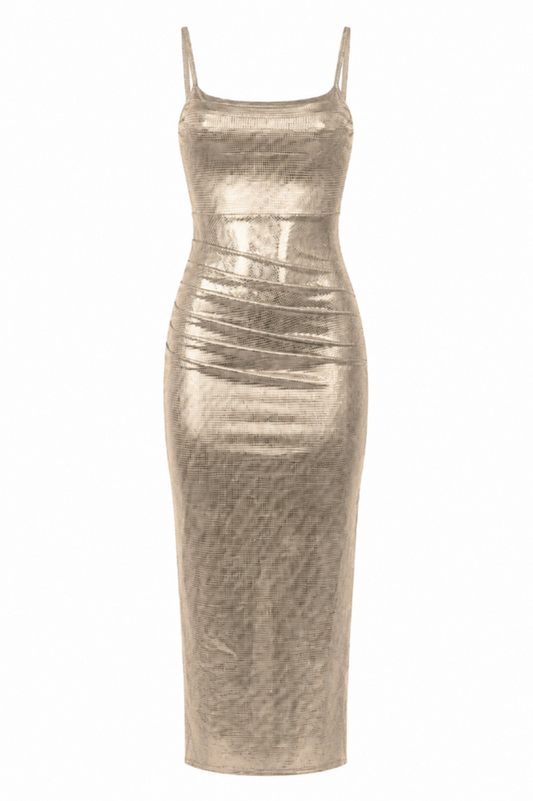 Rubi Cowl Neck Cocktail Dress