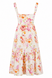 Floral Bustier Midi Sundress
