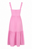 Floral Bustier Midi Sundress