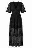 Boho Lace Maxi Dress