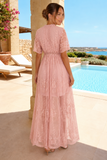 Boho Lace Maxi Dress