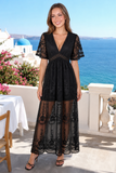 Boho Lace Maxi Dress