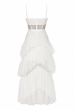 Jasmine Mesh Corset Gown