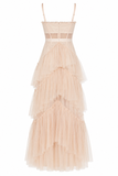 Jasmine Mesh Corset Gown