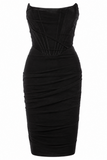 Mesh Strapless Corset Dress