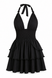 Deanna Floral Halter Dress
