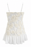 Elowen 3D Floral Lace Slip Dress