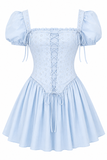 Maribel Broderie Corset Mini Dress