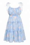 Floral Ruffled Mini Dress