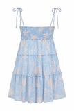 Floral Ruffled Mini Dress