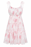 Floral Ruffled Mini Dress
