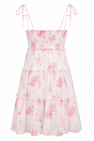 Floral Ruffled Mini Dress