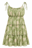 Floral Ruffled Mini Dress