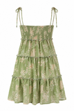 Floral Ruffled Mini Dress