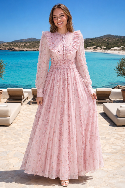 Seraphina Floral Long Sleeve Dress