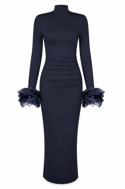 Arianna Ruffle Sleeve Maxi Dress