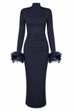 Arianna Ruffle Sleeve Maxi Dress