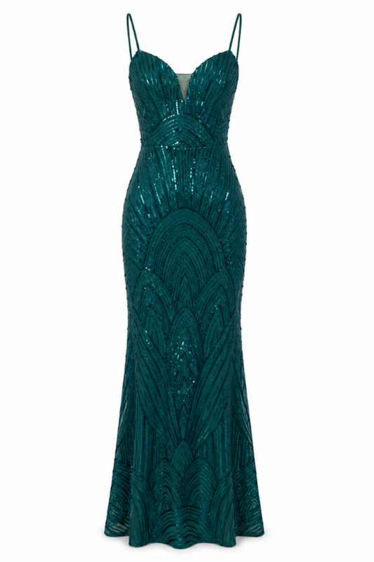 Serena Sequin Maxi Dress
