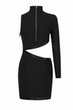 Valentina One Shoulder Cutout Bandage Dress